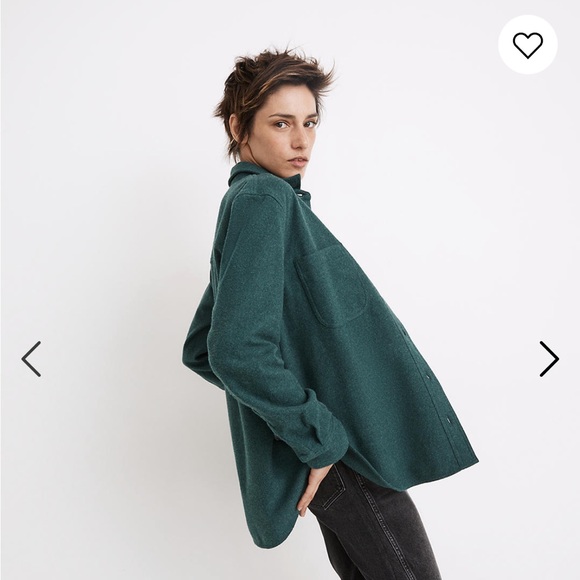 Madewell Flannel Oversized Ex-Boyfriend Swing Shirt - Picture 4 of 4